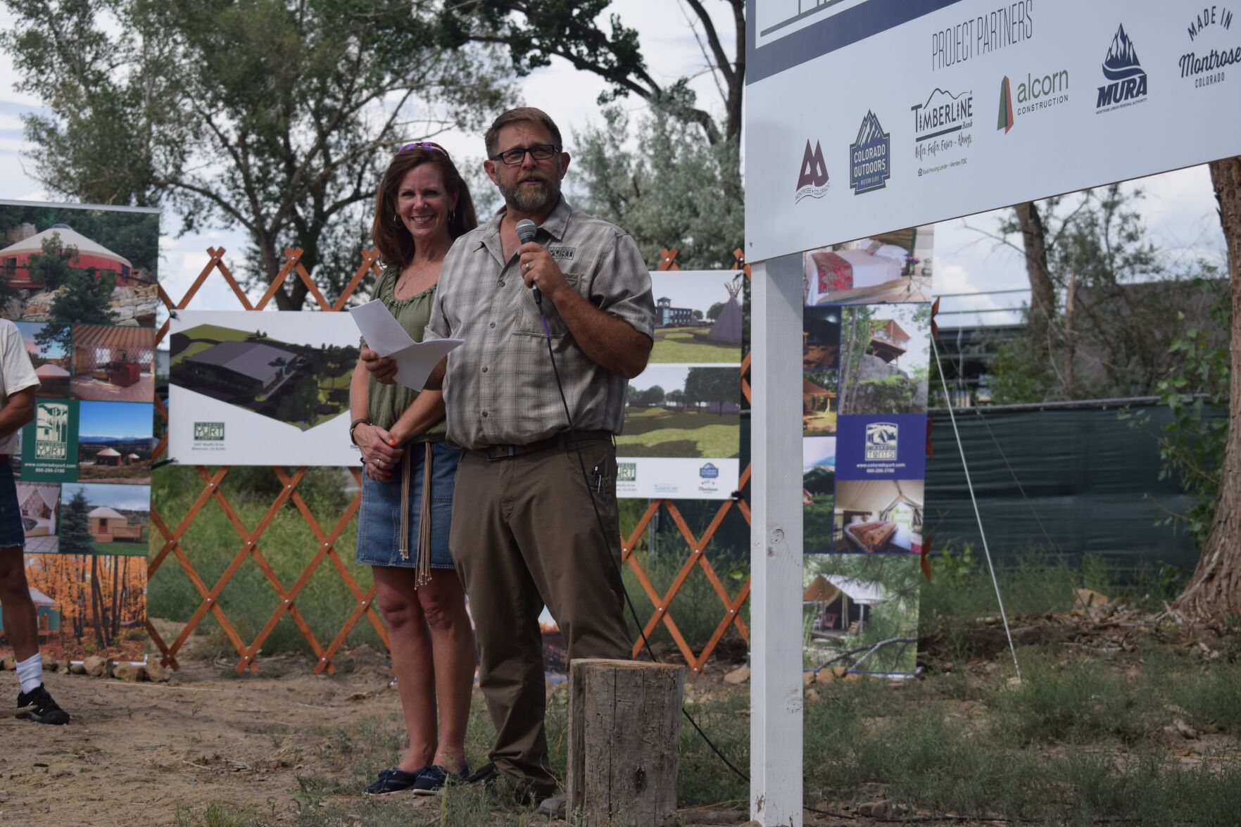 John and Kelly Gibson Colorado Yurt owners